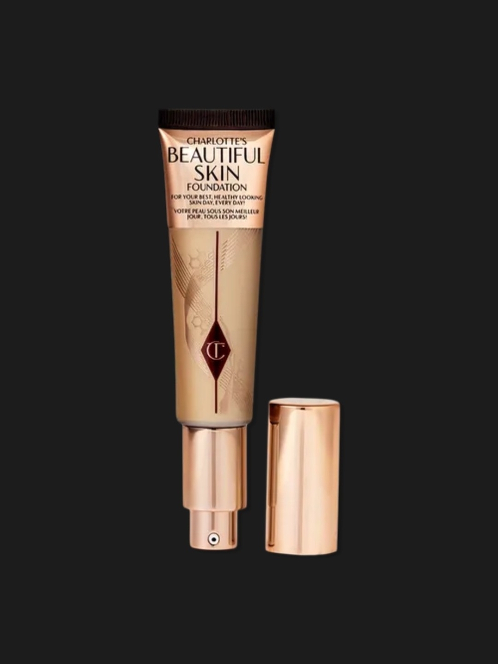 Charlotte Tilbury Beautiful Skin Foundation in shade 5 Neutral.